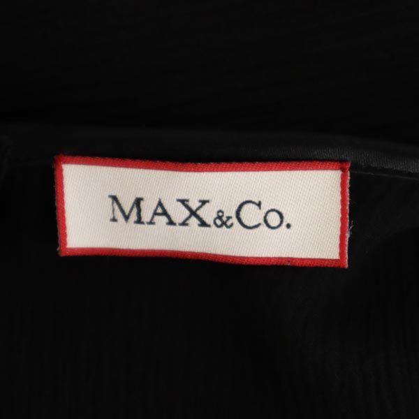 MAX&CO Short Sleeve Camisole with Lace One Piece 44 Black Women Used