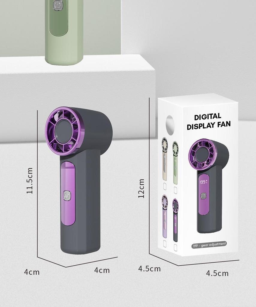2025 High-Power Portable Handheld Cooling Fan with Turbo Technology