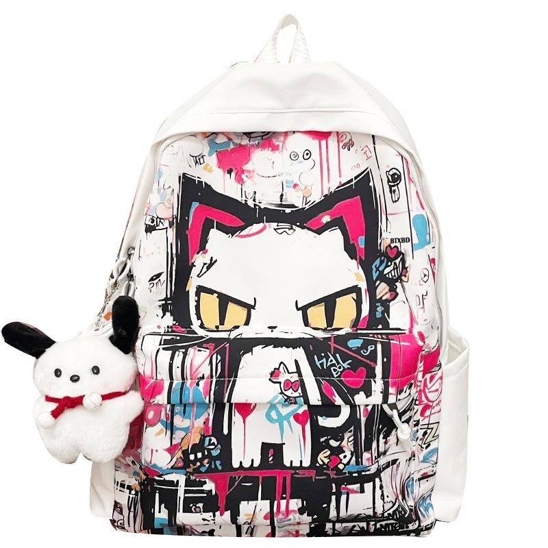 

New Backpack Fashionable and Trendy Large Capacity Student Backpack