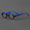 New Fashion Handmade Color-blocked Acetate Glasses Frame Men Myopia Reading Eyeglasses Women Custom Prescription Optics Eyewear