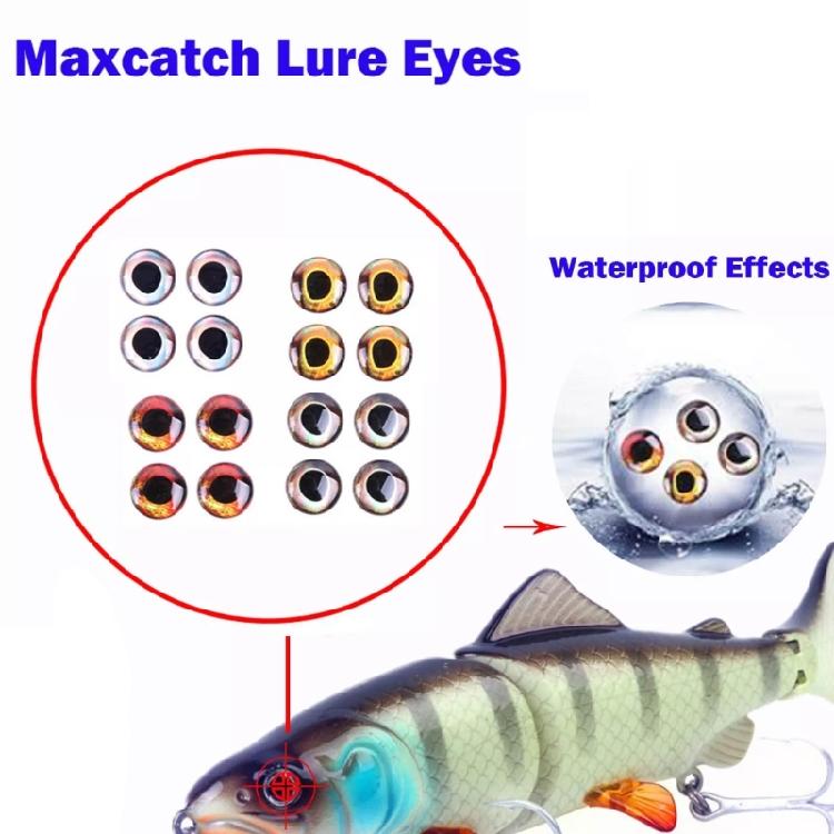 336Pcs/pack Realistic Fishing Baits Eye Materials with 4D Fish Eye Fishing Lures Set For Enhances Fishing Attraction