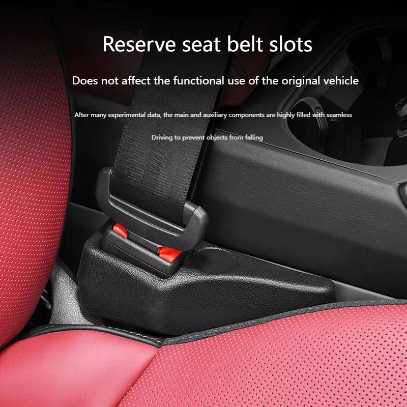 Car Seat Belt Buckle Gap Filler Protective Cover Set Car Accessories Vehicle Interior Protector Seat Belt Base Protective Cover