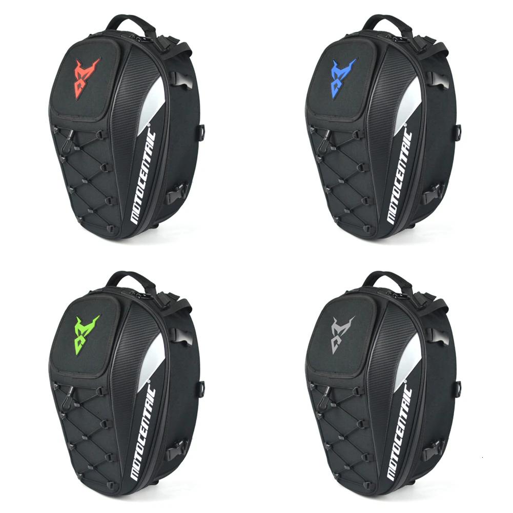 High Capacity Motorcycle Tail Bag Multi-functional Moto Rear Seat Bag Helmet Gloves Rider Backpack Travel Luggage Bag Waterproof