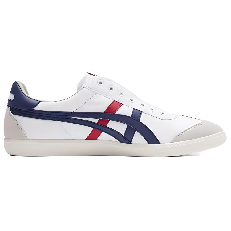 ONITSUKA TIGER Tokuten Slip-On Casual Comfortable Non-Slip Durable Low-Top Skate Shoes Unisex Sneaker White Blue 1183C129-100