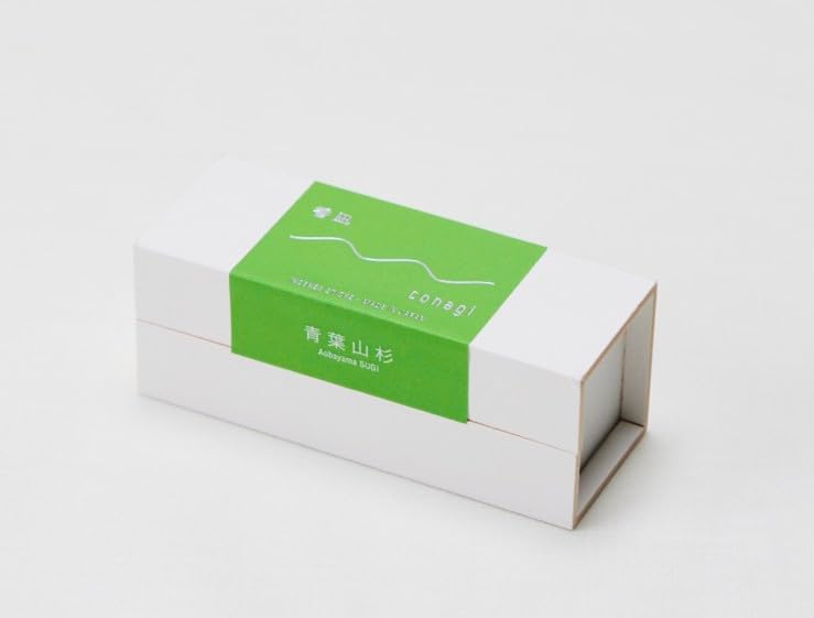 

Aobayama Short Mini Size Conagi Cedar/Natural Fragrance, Preservative-Free Incense, Umekundo, Fugendo, Burn,