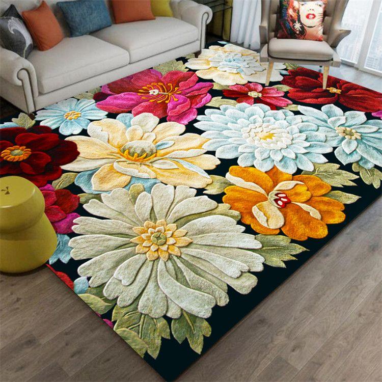 

WTEMPO Скандинавский ковер Ковер для гостиной Домашний ковер для дивана Прикроватный ковер Большая площадь Напольный коврик 200*300cm