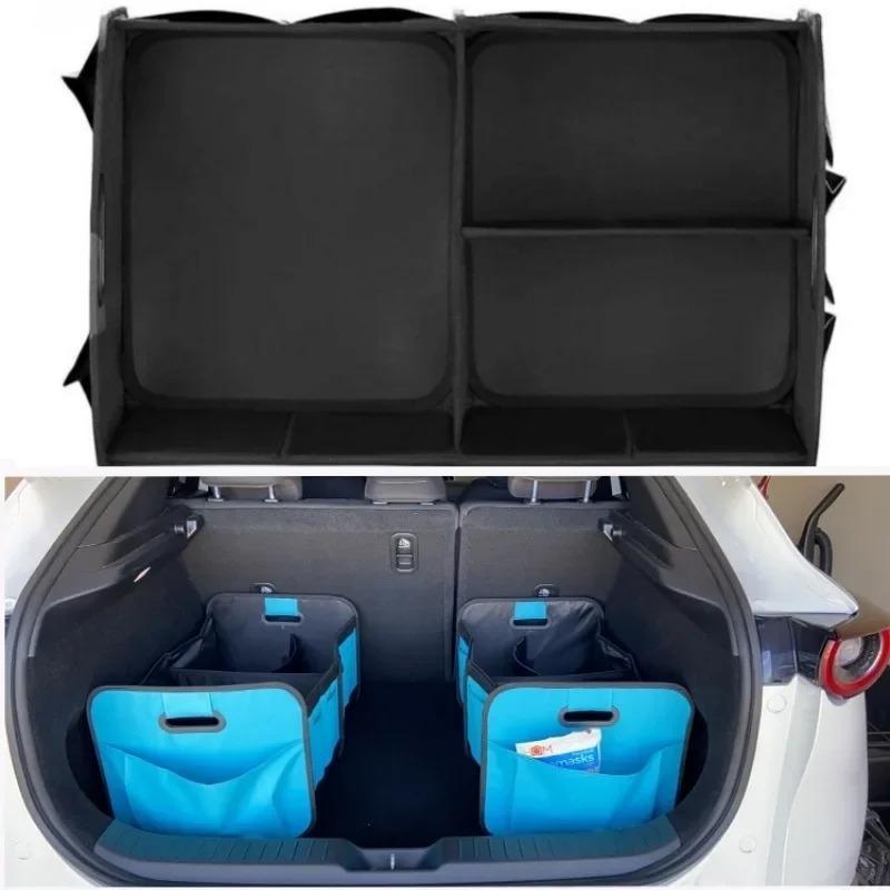 Foldable Car Trunk Organizer, Large Capacity Multi-Compartment Storage Box for SUV & Auto Accessories