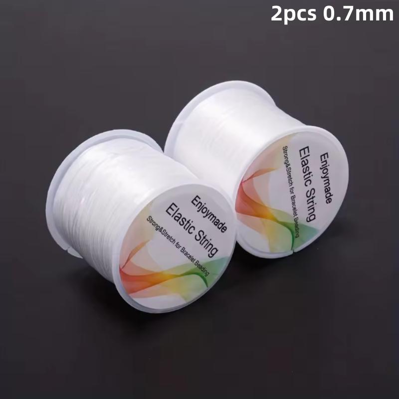 100 meters Crystal Transparent Elastic Bracelet String Cord For Jewelry Making And Bracelet Necklace Making Diy Sewing Thread