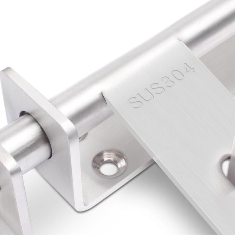 Heavy Duty Door Lock Solid Sliding Bolts Latches Hasp Stainless Steel Door Lock Buckle for Wood Fence Interior Door