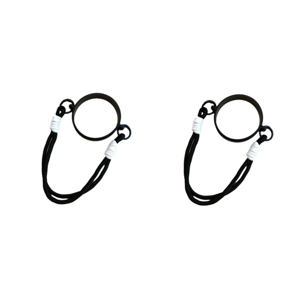 

2PCS Silicone Ring Water Bottle Handle Strap Resilient Water Cup Holder Strap Shopping Style C