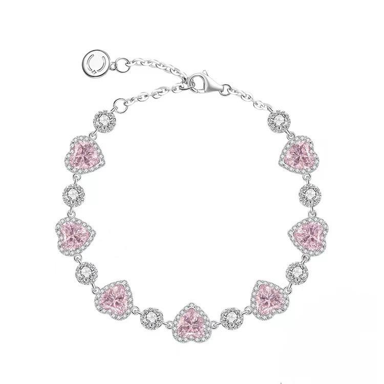 Logo Embossed Wisteria Bracelet - "Love At First Sight" Simple Charm