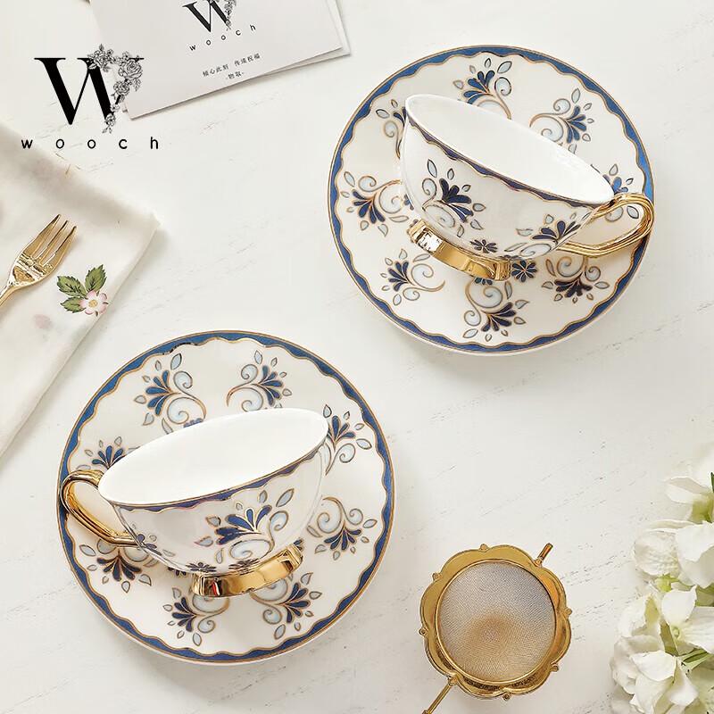 WOOCH Blue Sea Ceramic Cup & Saucer Gift Set