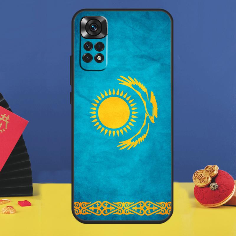 

Чехол для телефона с флагом Казахстана для Xiaomi Redmi Note 14 Pro 13 12 9 10 11 15 Pro Plus 10C 12C 13C 14C 15C Redmi 10