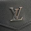 Used 12564 Portefeiulle Lock Mini M63921 7942 Current LV Signature Grain Calfskin Black LV Logo Noir Unisex from Japan