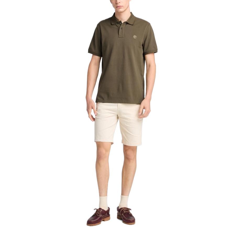 Timberland Millers River Solid Comfortable Stylish Short Sleeve Polo Shirt Men tops TB0A6943A581