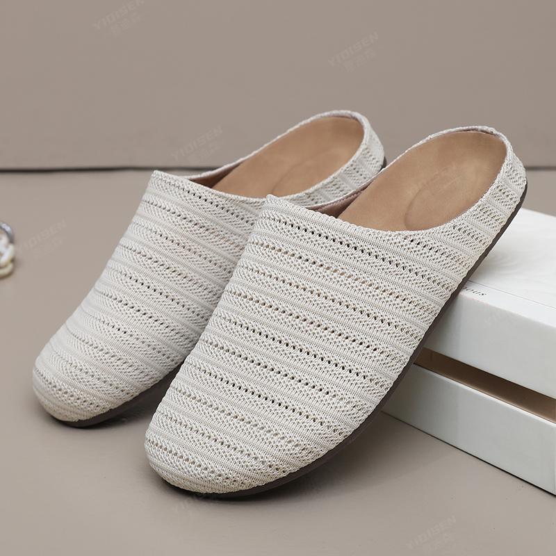 Fashion Shoes Woman 2025 Ladies Shoes  Ladies' Breathable Mesh Shoes with Semi-slingback Design for Outdoor Wear