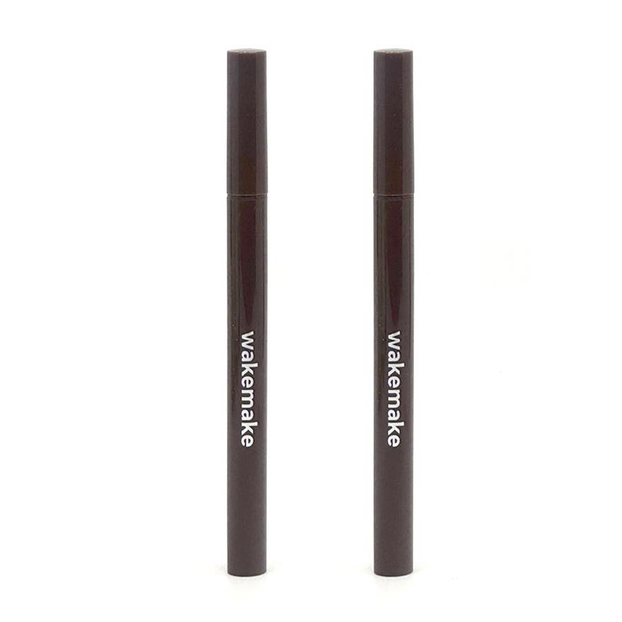 [1+1 Special Set] WAKEMAKE Strong Fix Pen Eyeliner 3 Colors Waterproof Long-Lasting Liquid Eyeliner