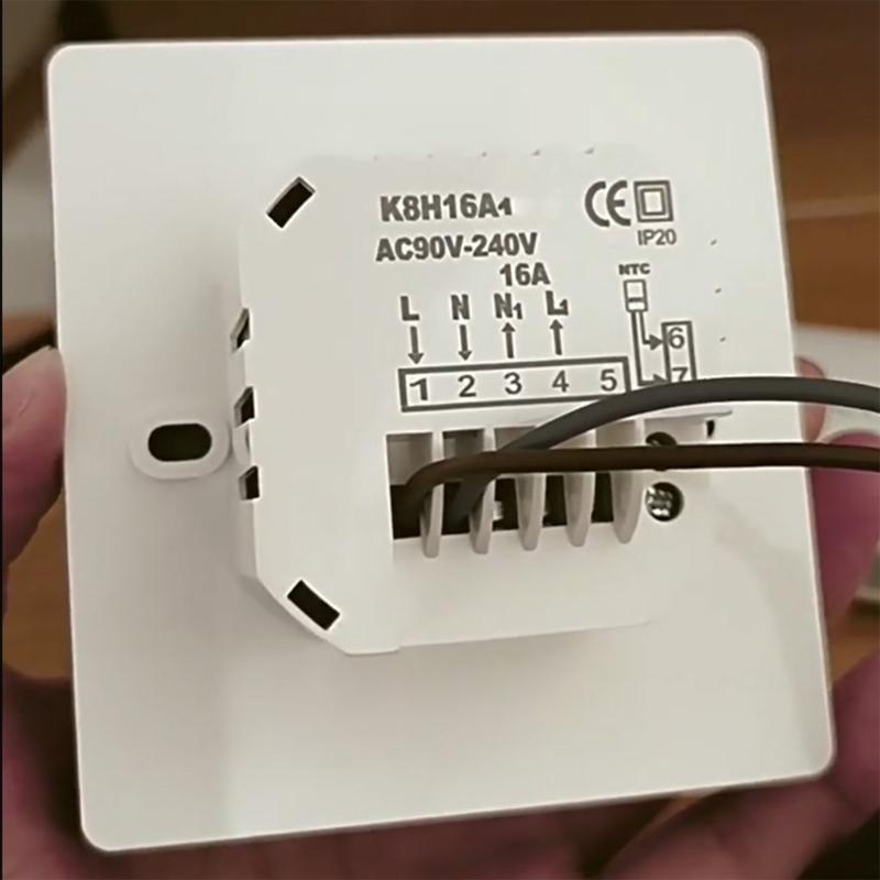 Upgrades Programmable Intelligent Thermostat Touchscreens Temperature Controller for Electric Water Gas Boiler Heating