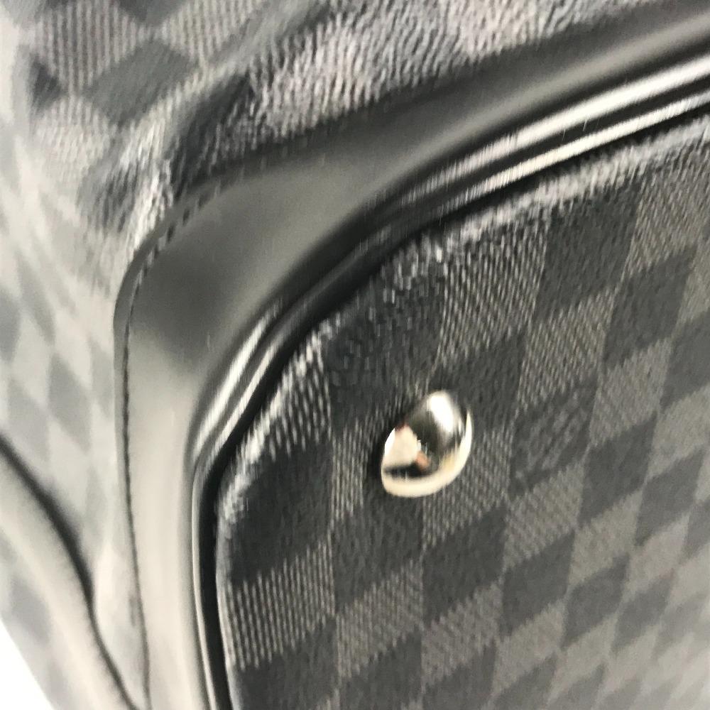 Louis Vuitton N41161 Damier Graphite Grimo Travel Bag Hand Bag Duffle Bag Black