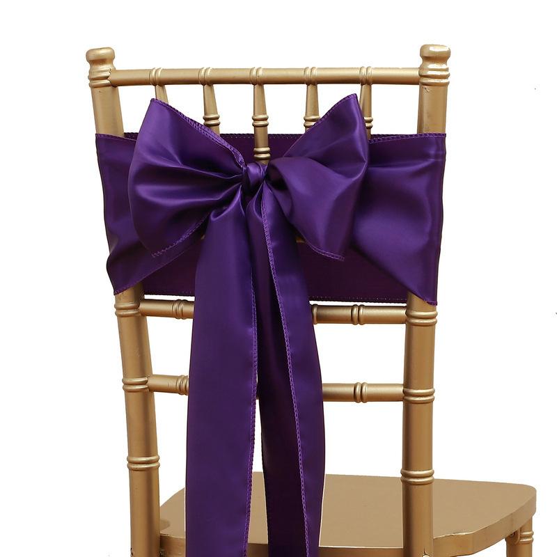 

10PCS Chair Sashes with Bowknots Washable Reusable, Perfect for Weddings, Banquets, and Formal Events, Decorative Chair Ties