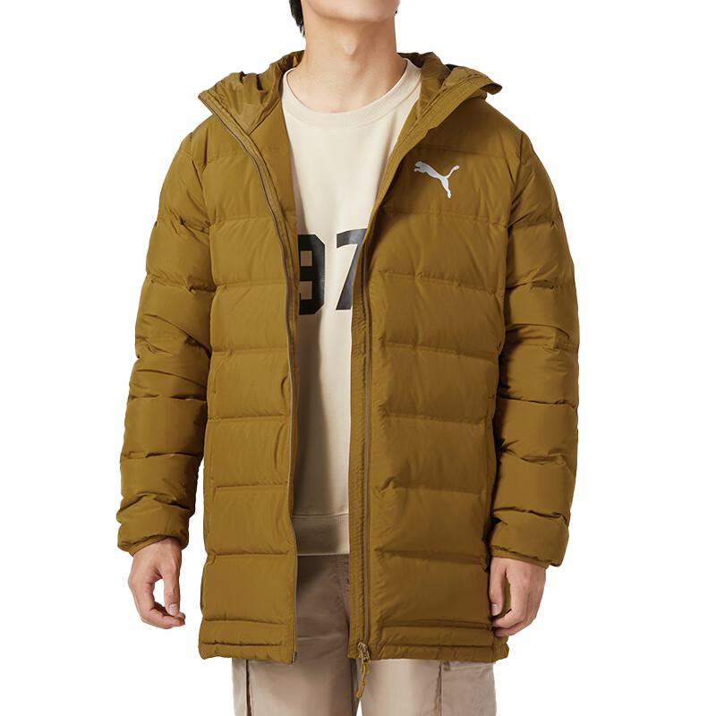 PUMA Jackets Men's Brown Hooded Moderate Other 586371-61