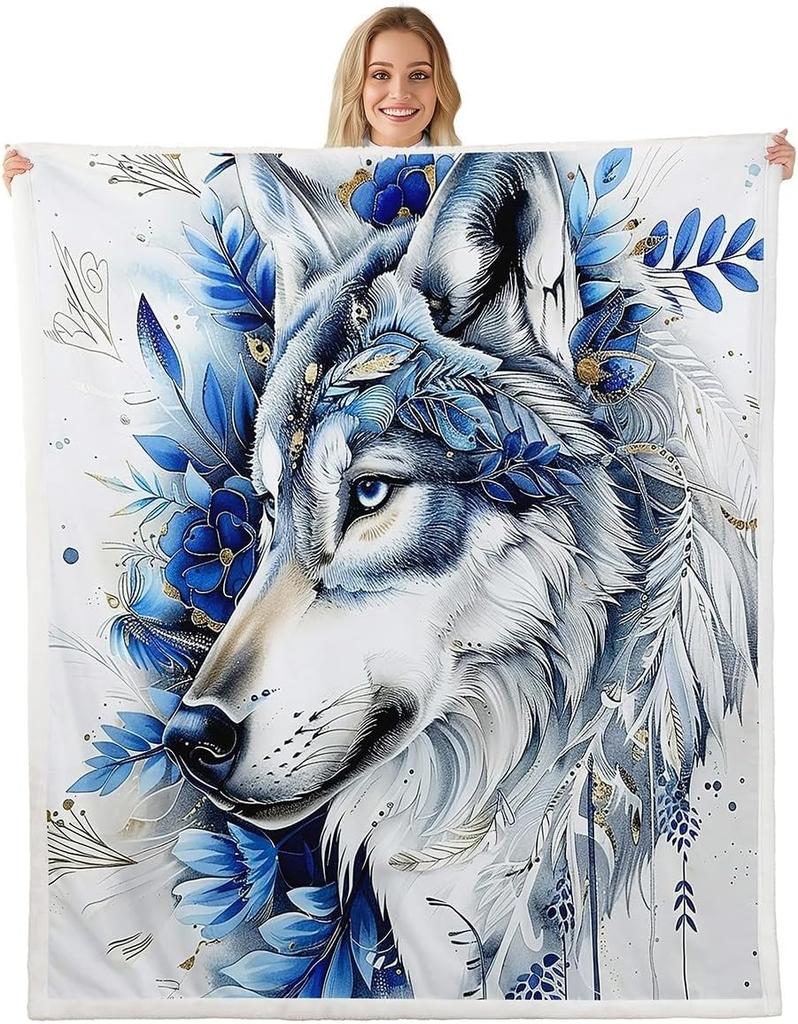 GUOYU Blanket Red Sun Throw Blanket Black Mountain Tree Fuzzy Blanket Japanese Style Blanket for Bed Couch Sofa Kids Boys Teens Room Decor