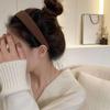 Fashion Solid Color Wide Headbands for Women Girls, 3cm Wide Non-Slip Elastic Thick Hair Band Hair Hoop Trendy Winter Fall Style
