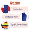 Multi-color Toddler Walking Rope Colorful Handles Children Safety Line Rope  Up To 12 Children