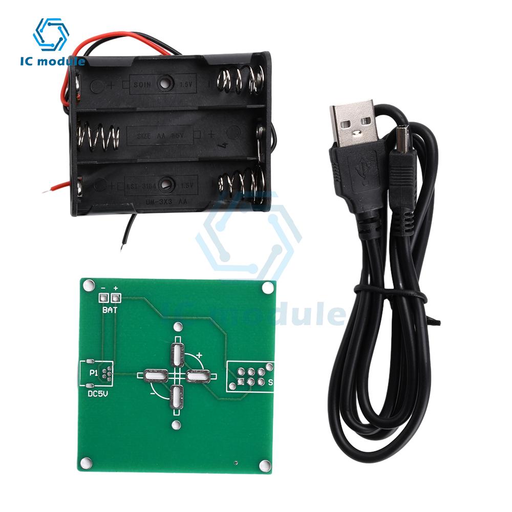 Christmas Tree DIY Soldering Kit - 36 LED Flashing PCB with USB Cable Fun Electronics Project Gift for Beginners