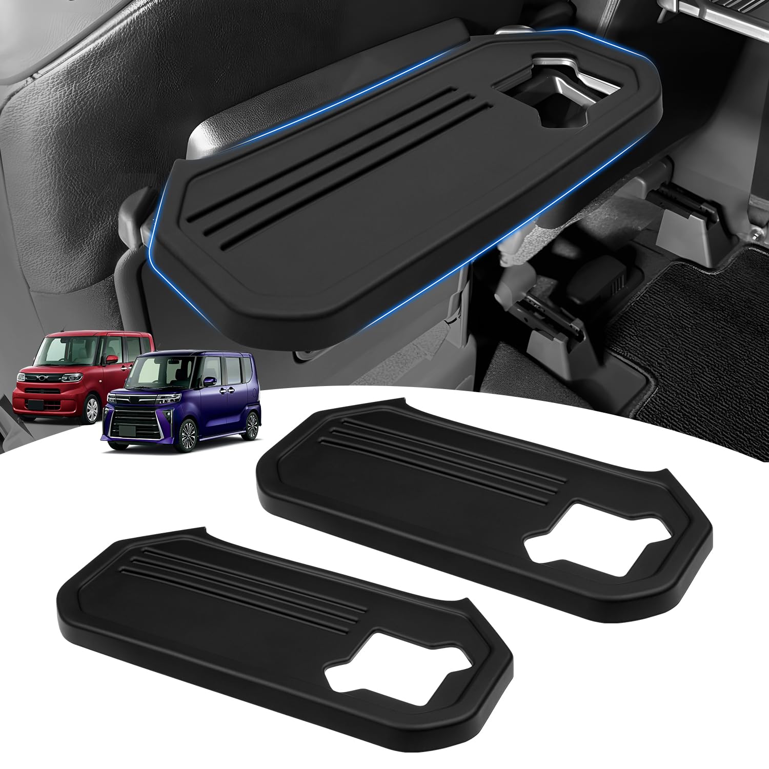 

Накидки на спинку сиденья Mozan для Daihatsu Tanto Tanto Tanto Fun, Защитные коврики на стол, Текстурированная внутренняя отделка, Комплект из 2 шт., LA650S/LA660S, Custom, Ткань, Коврики,