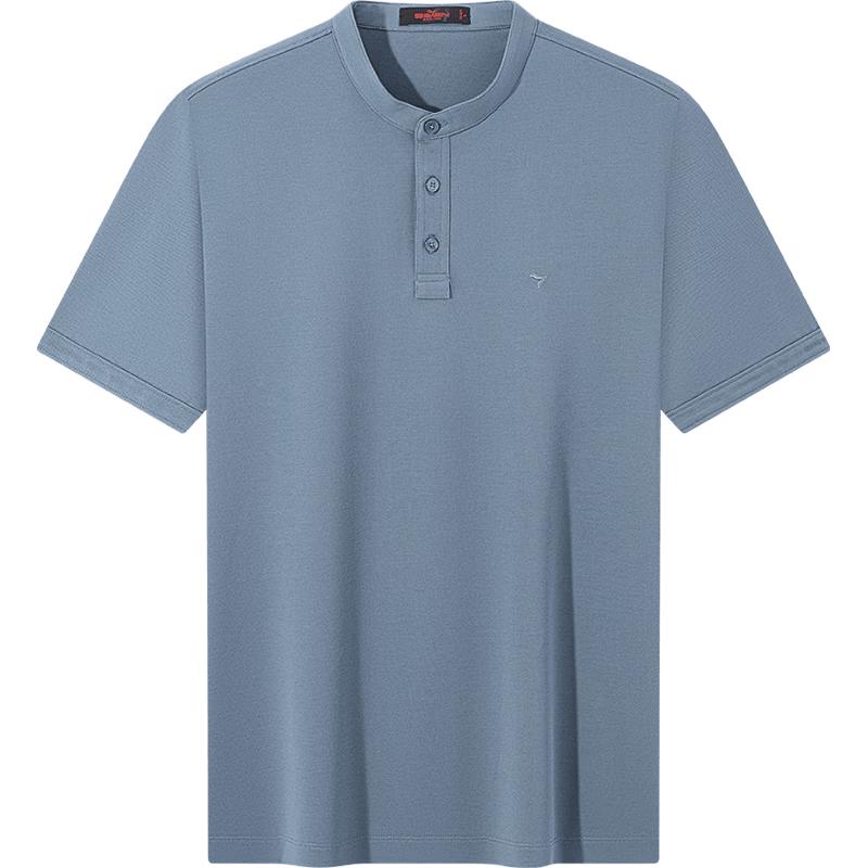 SEVEN Men's Antibacterial Anti-Mite Cool-Touch Polo Shirt