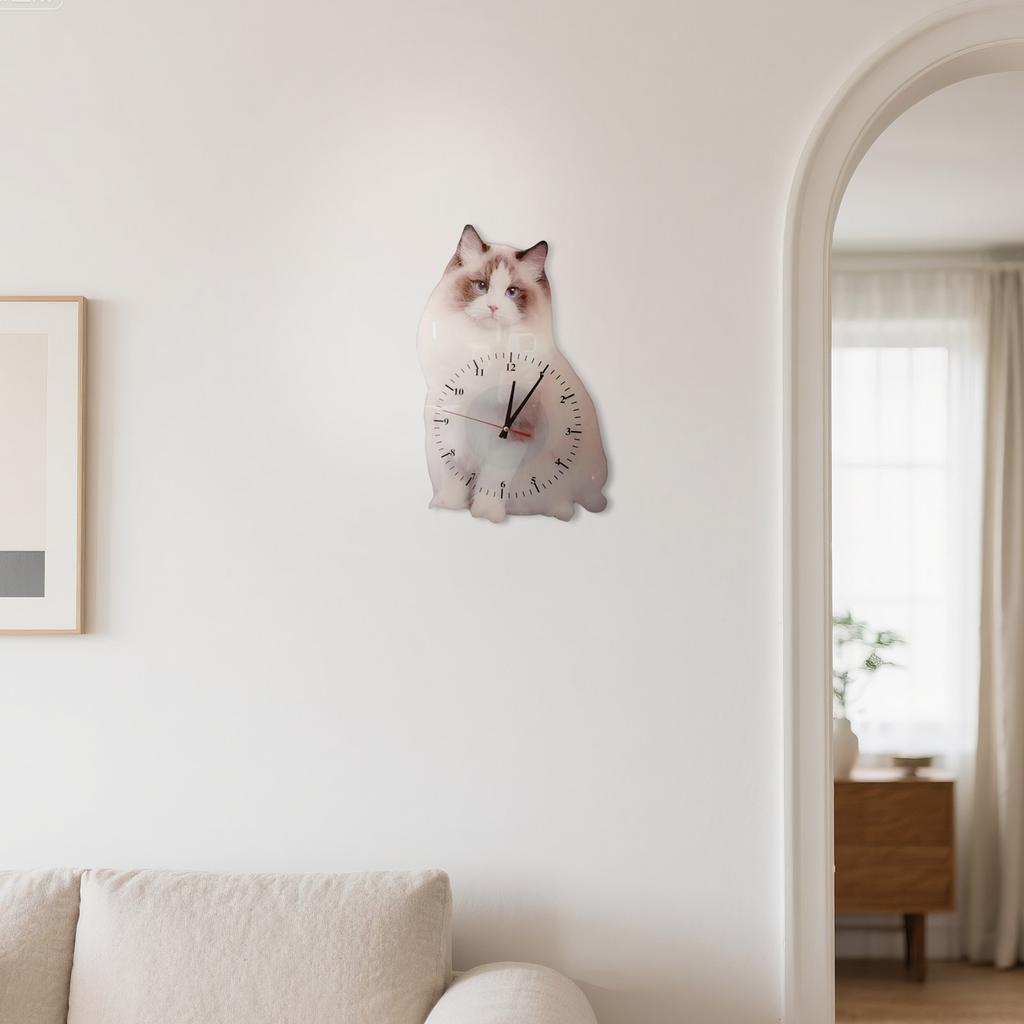 Customized Animal-shaped Pattern Creative Living Room Clock