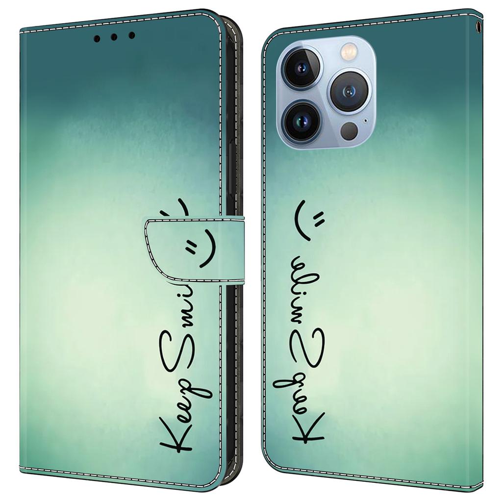 For iPhone 16 Pro Max Case PU Leather Wallet Flip Cover with Standing Function