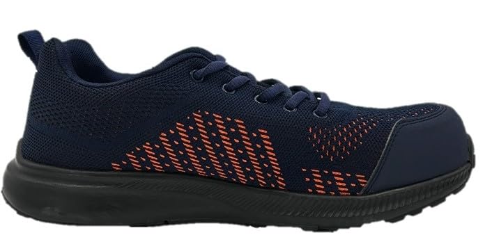 GD Japan GD-270 Resin Toe Cap Work Shoes, Navy, Size 24.5cm, Lace-Up