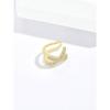 1 pz Manicotto per orecchio con decoro in zircone cubico Gioielli in rame