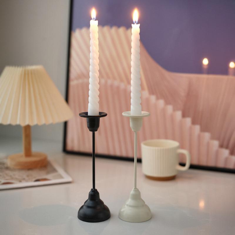 Candlelight Dinner Candle PropsTable Ornaments Living Room Ironwork Decoration Candlestick Ornaments