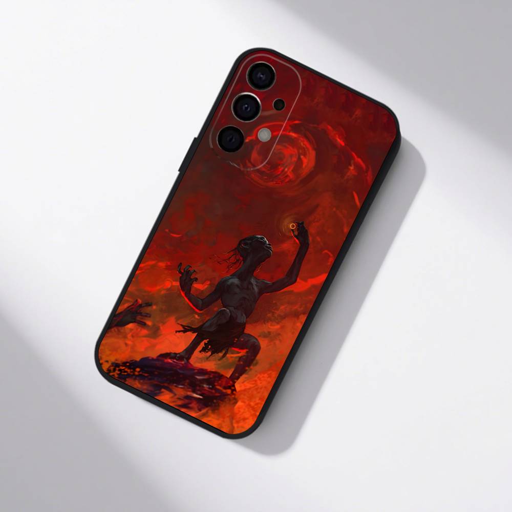 Custodia per Telefono L-Signore degli A-Anelli Gollum Per Samsung S25,S24,S21,S22,S23,S30,Ultra,S20,Plus,Fe,Lite,5G Copertura Nera