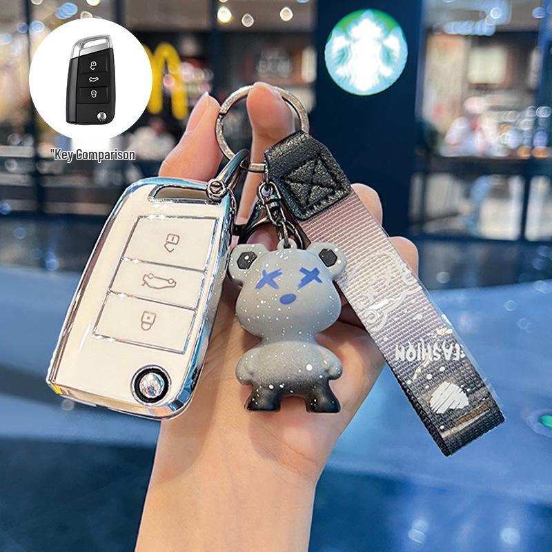 Volkswagen Passat Key Cover for 2017/18 Models - Dedicated SAIC Passat Car Key Shell with Buckle