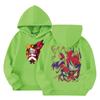 Child Fashion Lightweight Long Sleeve Pullover With Pockets  Print Hoodie