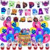 Blox Fruits Party Decorations Pirate King Game Box Flag Balloons Cake Toppers Birthday Banners Set)