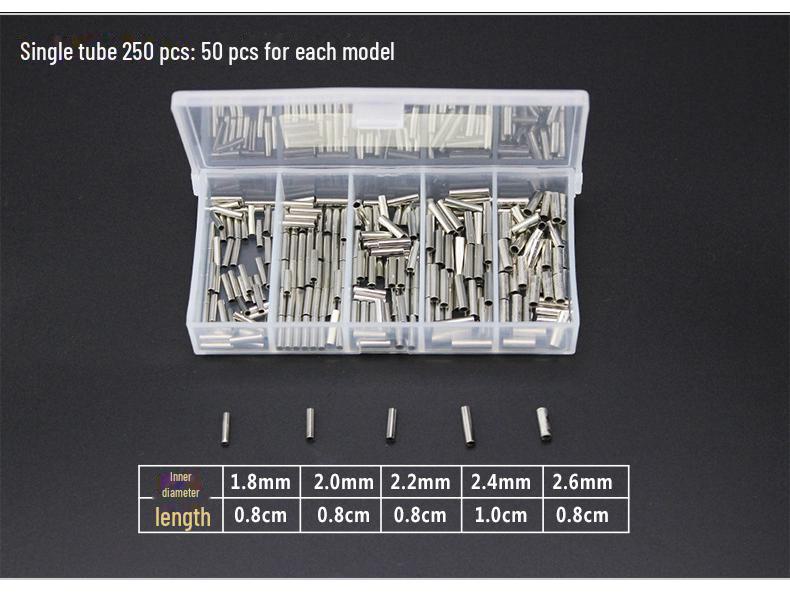 

Комплект медных труб Weihe: Зажимы для стальной проволоки с одним/двумя отверстиями и медные втулки Wire Clamp/Copper Tube