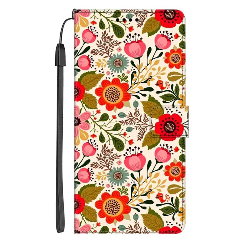 Flip Case For Honor X6c Cover Leather Book Shell For Honor X6b Cases Wallet Printed Stand Case For Honor X6a Painting Cover X6C