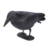 Simulation Plastic Crow Statue Hunting Bait Decoys for Outdoor Garden Decoration