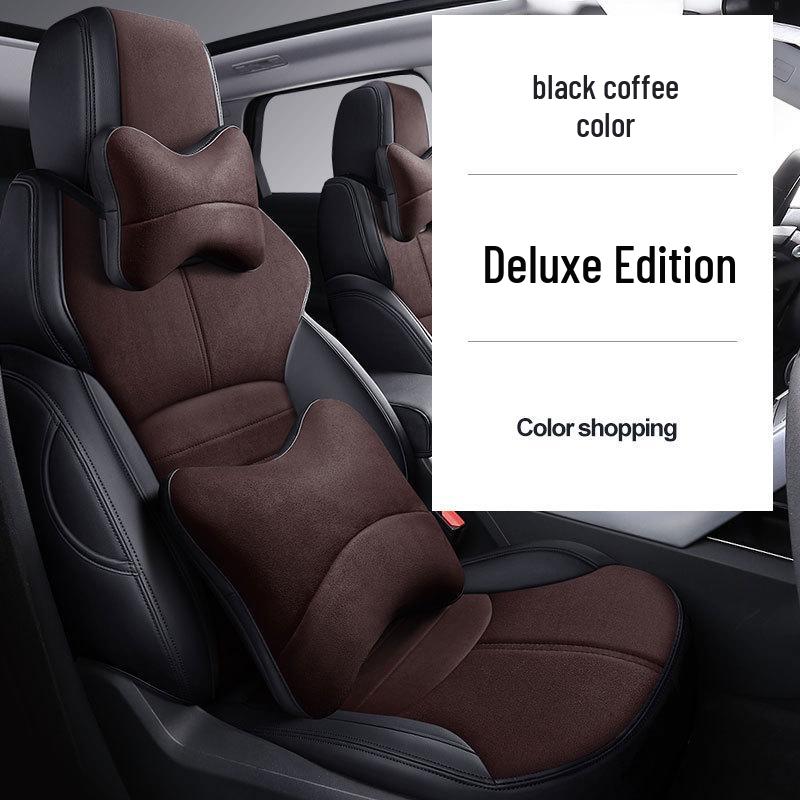 Huse de scaun personalizate din piele întoarsă pentru Land Rover Range Rover Evoque - Acoperire completă, 5 locuri