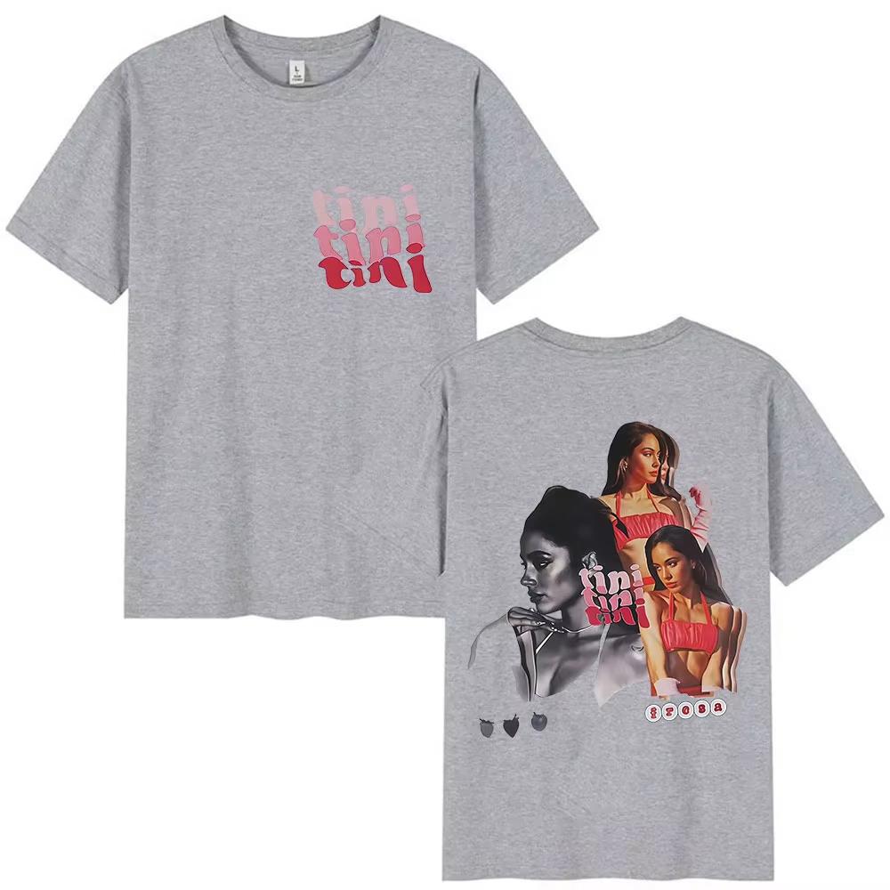 Singer TINI STOESSEL Futtura Tour Album Merch Tshirts UNISEXs Women Pop Music Short Sleeve Tshirts Fashion Summer Shirts