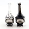 510 Pipette Dripper Straw Tip Plastic + Stainless Steel Flat Taste Straw Joint Accessories