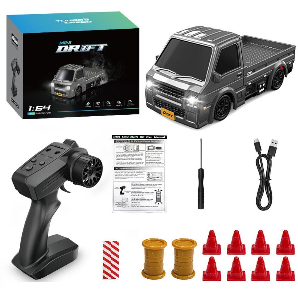 High Speed RC Drift Car 2.4G Remote Control Drift Truck New 1:64 RC Truck Kids Boys