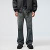 Straight-flare Jeans for Men's Autumn and Winter Washing High-flare Trousers