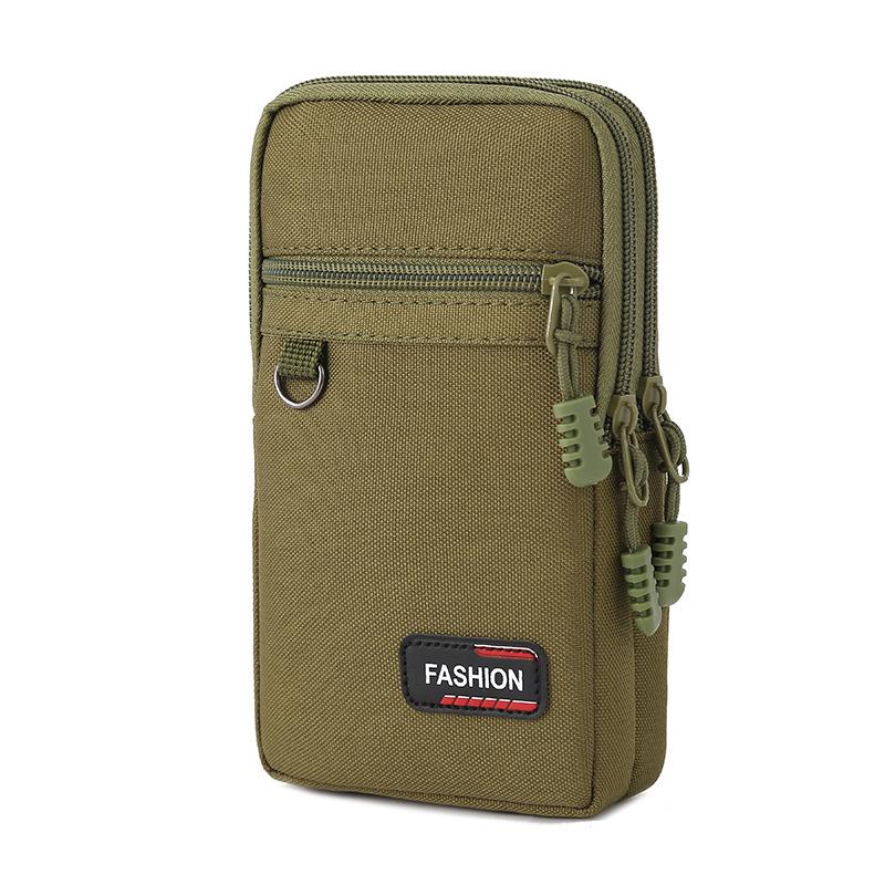 

Oxford Cloth Waist Bag for 7.2 Phone - Outdoor Crossbody & Work Storage Bag 19x11x5cm for 7.2-inch