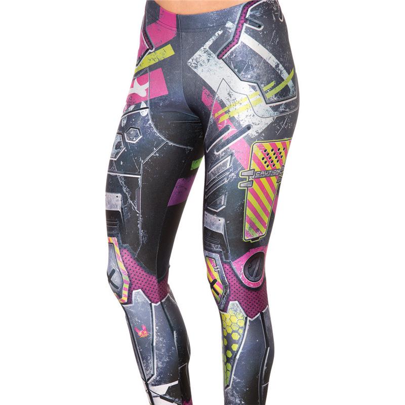 

European & American Women s 3D Printed Leggings: Variety of Colors, Large Stock, Tight Fit One Size